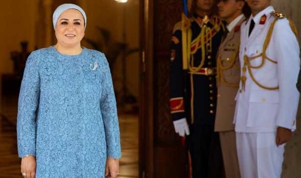  السعودية اليوم - انتصار السيسي تنشر صور استقبالها لقرينة الرئيس الصيني