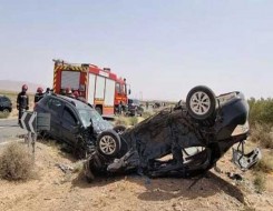  السعودية اليوم - حادث يودي بحياة 6 من فريق "فزعة شباب بنغازي" أثناء عودتهم من درنة