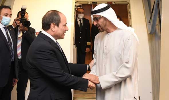  السعودية اليوم - محمد بن زايد والسيسي يبحثان تطورات الأوضاع الإقليمية في الإمارات