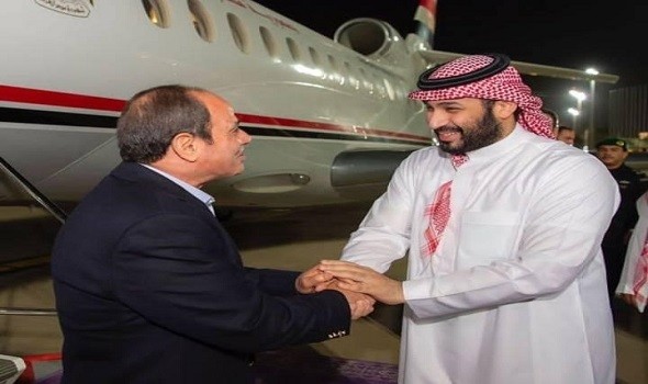  السعودية اليوم - ولي العهد السعودي والرئيس المصري يبحثان المستجدات الإقليمية