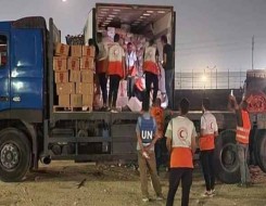  السعودية اليوم - الهلال الأحمر المصري يعلن عبور 33 شاحنة مساعدات إنسانية مساء الأحد إلى غزة