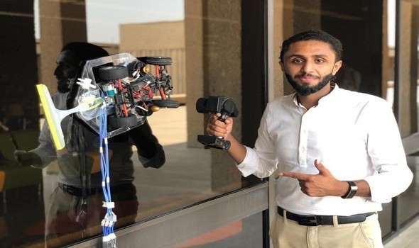 مهندس الروبوتات السعودي محمد عباس البومجداد الصورة من صفحته الشخصية على منصة إكس