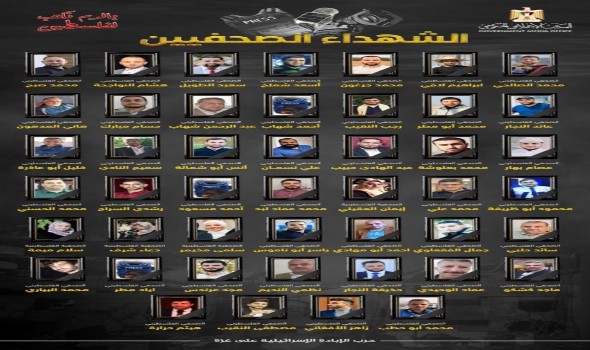 ارتفاع حصيلة الصحافيين الشهداء جراء العدوان على غزة إلى 46 شهيدًا