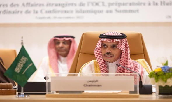 وزير الخارجية السعودي يبحث مستجدات غزة مع نظيره القطري