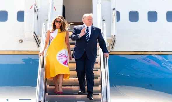  السعودية اليوم - دونالد وميلانيا ترمب يحتفلان بالذكرى الحادية والعشرين لزواجهما