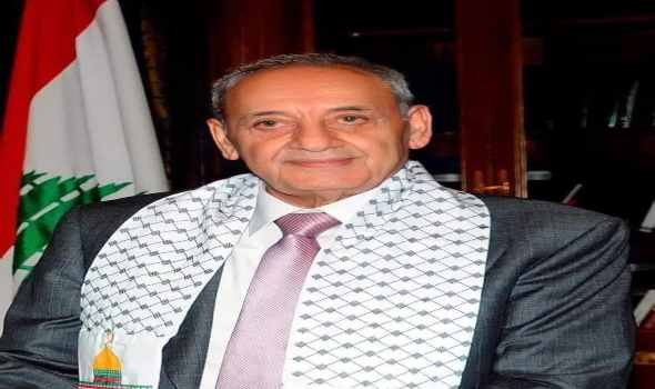  السعودية اليوم - رئيس البرلمان اللبناني يشدّد أنه لا حرب ولا مفاوضات مباشرة مع إسرائيل