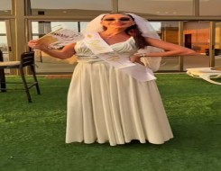  السعودية اليوم - داليدا خليل تودّع العزوبية بإطلالة بيضاء ساحرة وتخطف الأنظار بأناقة لا تُنسى