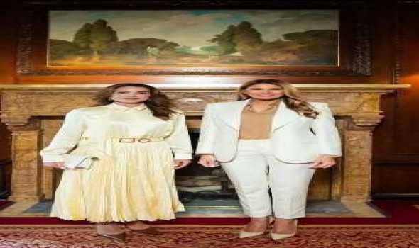 الأناقة الكلاسيكية تجمع الملكة رانيا وميلانيا ترامب في لقاء يعكس ذوقًا راقيًا وأسلوبًا مميزًا