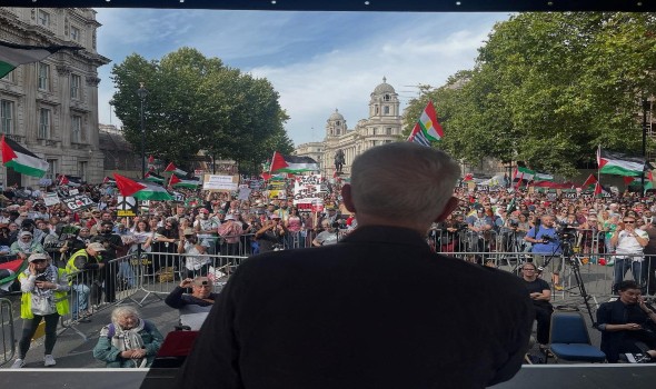  السعودية اليوم - مسيرة رافضة لحظر فلسطين أكشن تنتهي باحتجاز المئات من قبل الشرطة البريطانية