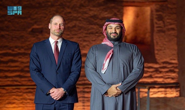  السعودية اليوم - الأمير ويليام يزور حي الطريف التاريخي برفقة ولي العهد السعودي
