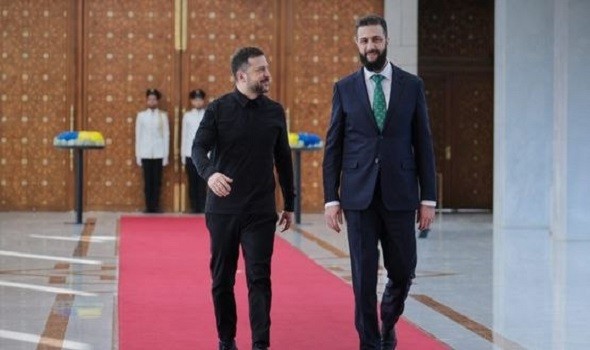  السعودية اليوم - الشرع وزيلينسكي يبحثان إنشاء مركز للحبوب والأسمدة وتطوير قطاع الفوسفات في سوريا