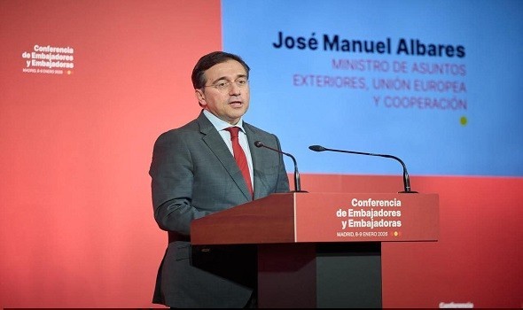  السعودية اليوم - وزير الخارجية الإسباني يؤكد رفض السلوك المسيء في مباراة مصر وإسبانيا