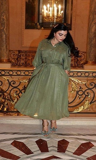  السعودية اليوم - هيفاء وهبي تتألق بإطلالات خضراء مستوحاة من جمال الربيع