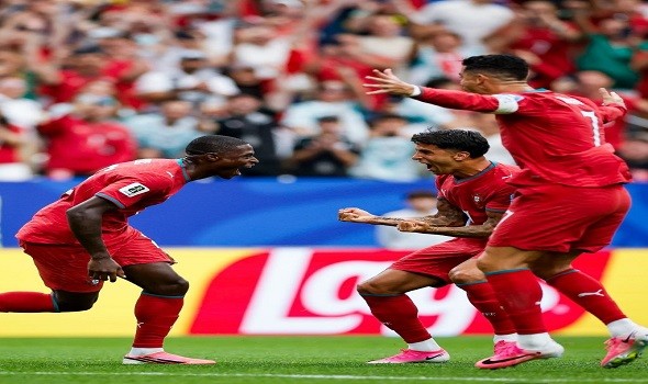  السعودية اليوم - منتخب البرتغال يستعيد توازنه في بطولة كأس العالم بفوز عريض على أوزبكستان بخماسية نظيفة